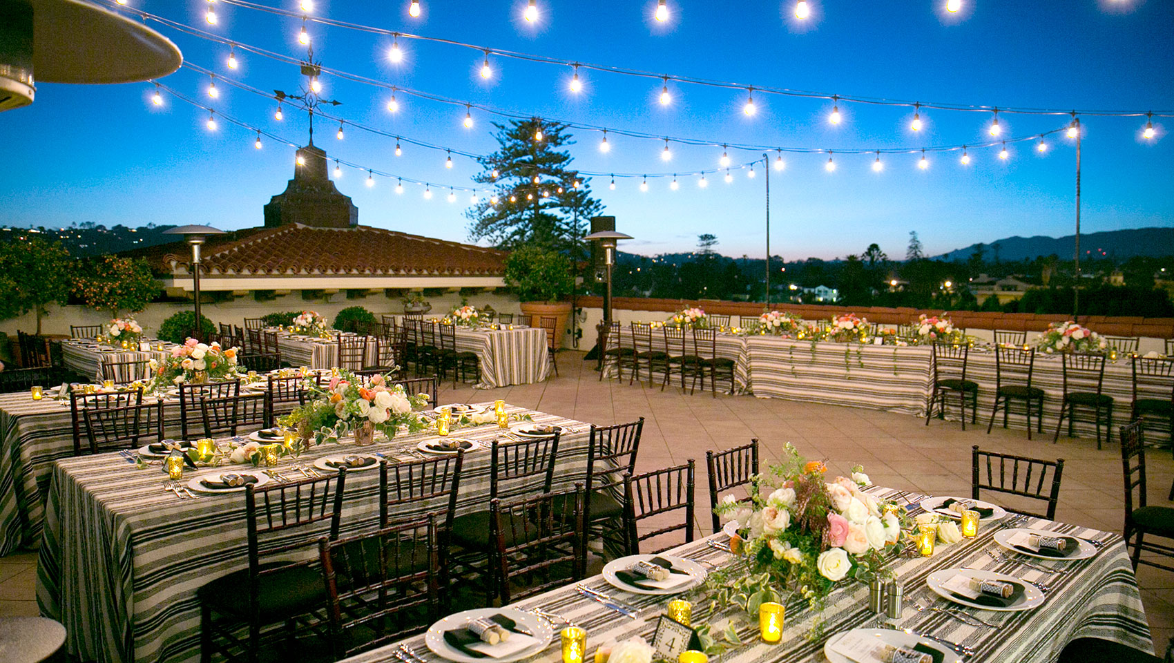 rooftop weddings in santa barbara