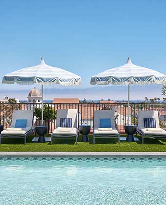Canary Rooftop Pool & Chairs