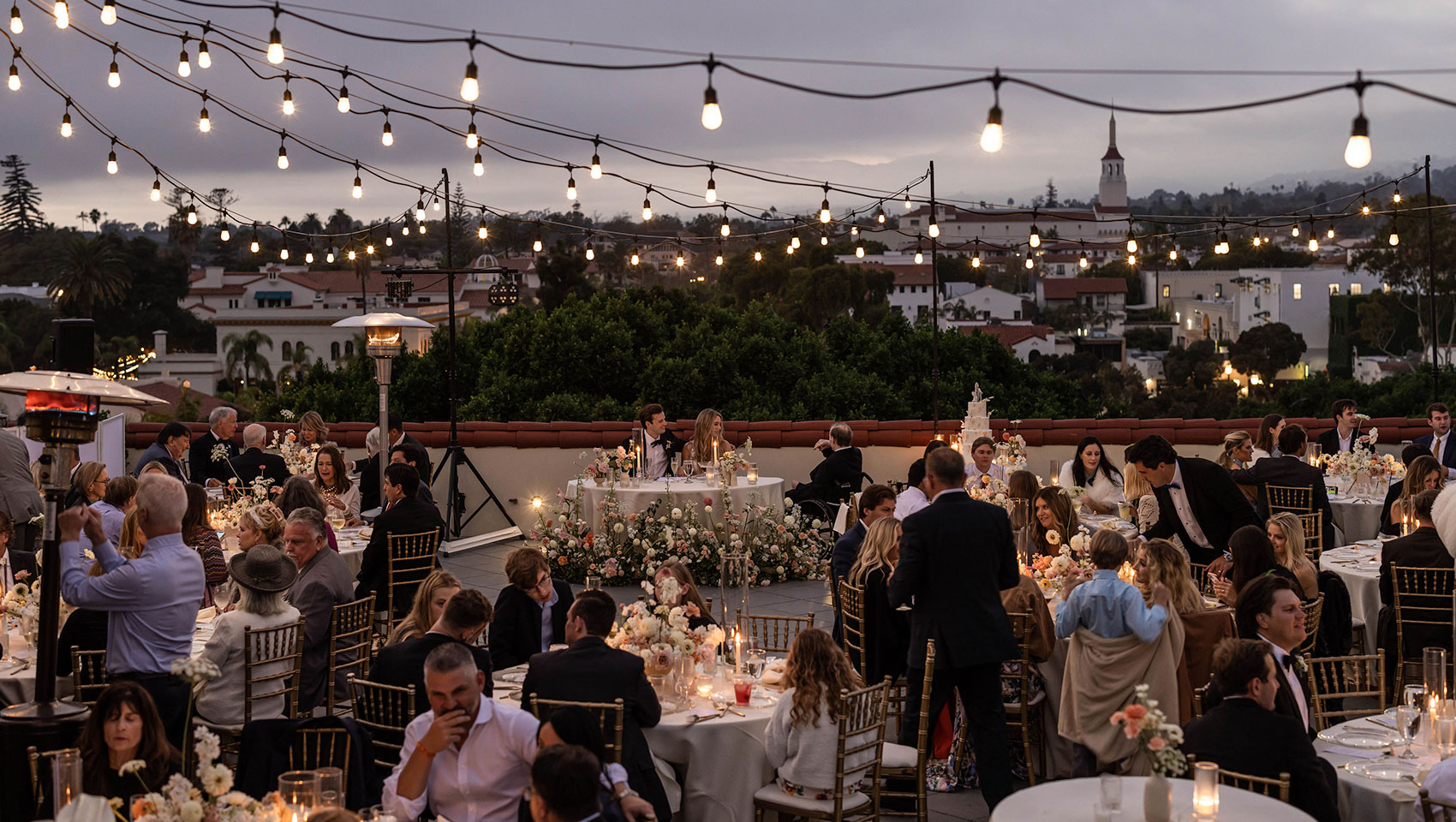 rooftop reception
