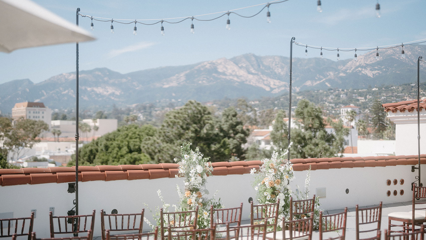 Rooftop ceremony