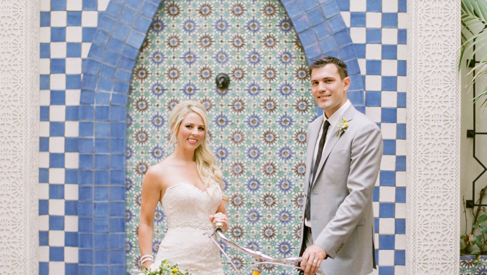 mediterranean style wedding in santa barbara