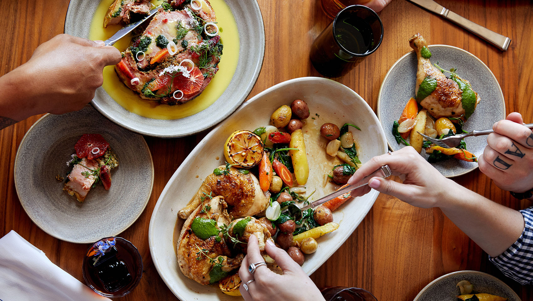 Finch & Fork Menu Family Style