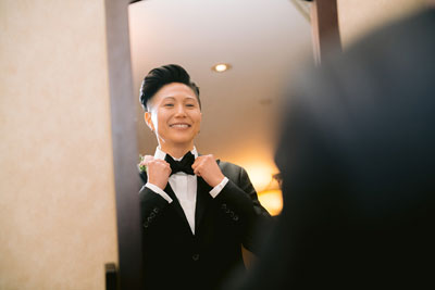 Kimpton Canary Real Wedding Groom